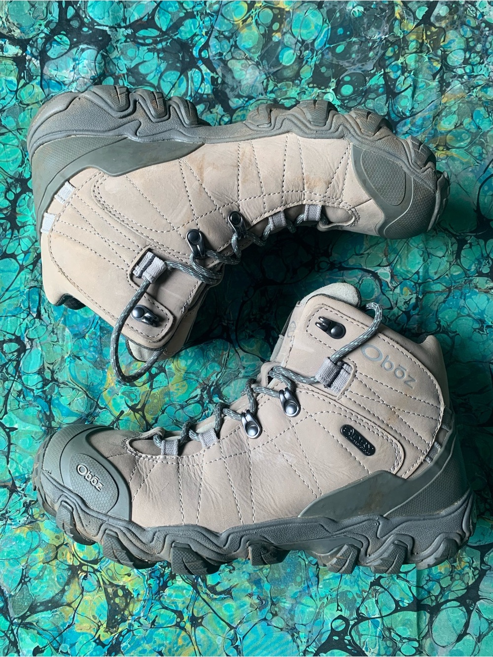 Women’s Oboz Bridger Waterproof Hiking Boots 11 EUC - Picture 3 of 14